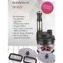 Camry Blender CR 4623 Hand Blender, 1600 W, Plastic, 0.6 L, Ice crushing, Mini chopper, Black/Stainless steel