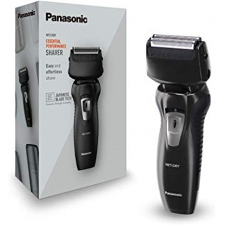 Panasonic Shaver ES-RW31-K503 Cordless, Charging time 8 h, Operating time 21 min, Wet use, Black, NiMH, Number of shaver heads/b