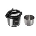 Camry Pressure cooker CR 6409 1500 W, Alluminium pot, 6 L, Number of programs 8, Stainless steel/Black