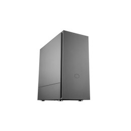 Cooler Master Silencio S600 with steel side panel Black, Mini ITX, Micro ATX, ATX, Power supply included No