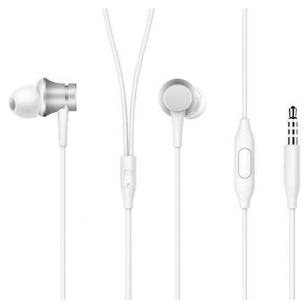 Słuchawki Xiaomi Mi In-Ear Headphones Basic ZBW4355TY 3.5 mm, Silver, Built-in microphone