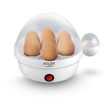 Adler Egg Boiler AD 4459 450 W, White, Eggs capacity 7