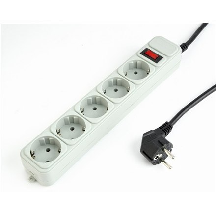 Power Cube SPG3-B-6C surge protector, 5 sockets, 6ft Gembird