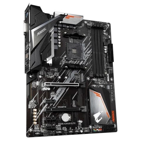 Gigabyte A520 AORUS ELITE 1.0 Processor family AMD, Processor socket AM4, DDR4 DIMM, Memory slots 4, Number of SATA connectors 4