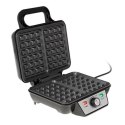 Camry Waffle Maker CR 3046 Belgium, Number of waffles 2, 1600 W, Black/Stainless Steel