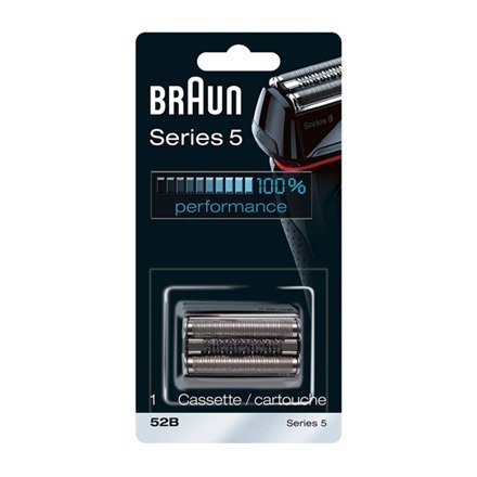 Braun 52B Head Replacement Pack Black