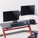 Logilink Gaming Dual Monitor Mount BP0092 17-32 ", Maximum weight (capacity) 8 kg, Black/Red