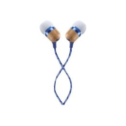 Marley Smile Jamaica Earbuds, In-Ear, Wired, Microphone, Denim