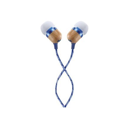 Marley Smile Jamaica Earbuds, In-Ear, Wired, Microphone, Denim