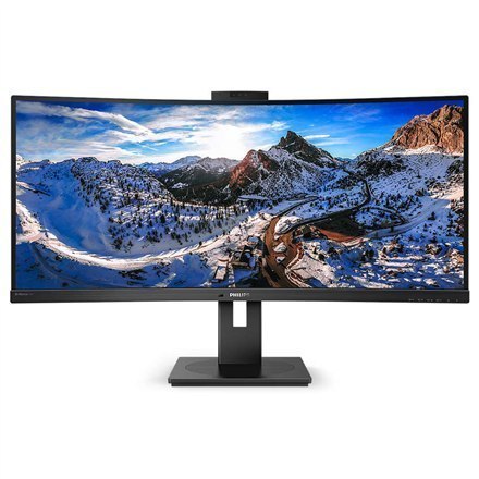 Philips Curved UltraWide 346P1CRH 34 ", VA, WQHD, 3440 x 1440, 21:9, 4 ms, 500 cd/m², Black