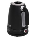 Adler Kettle AD 1295b Electric, 2200 W, 1.7 L, Stainless steel, 360° rotational base, Black