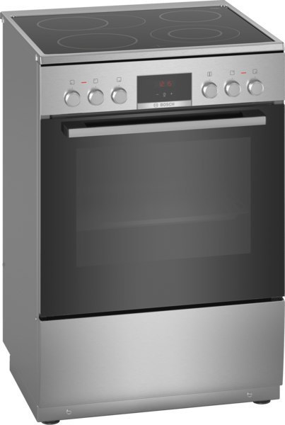 Kuchenka Vitroceramiczna Bosch Cooker HKR39A250U Hob type Electric, Oven type Electric, Stainless steel, Width 60 cm, Grill