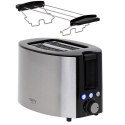 Camry Toaster CR 3215 Power 1000 W, Number of slots 2, Housing material Stainless steel, Black/Stainless steel