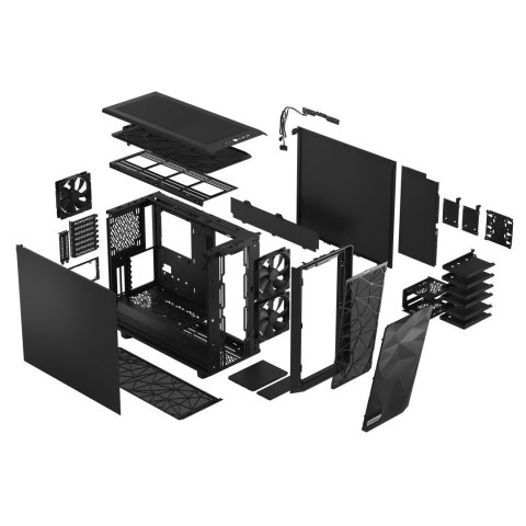 Fractal Design Meshify 2 Black Solid Fractal Design Meshify 2 Black Solid