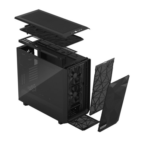 Fractal Design Meshify 2 Light Tempered Glass Black Fractal Design Meshify 2 Light Tempered Glass Black