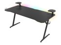 Genesis Gaming Desk Holm 510 RGB Headphone holder, Cup holder, Speaker shelf, Organizer cables, Black