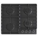 Gorenje Hob G642AB Gas, Number of burners/cooking zones 4, Mechanical, Black