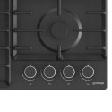 Gorenje Hob GW642AB Gas, Number of burners/cooking zones 4, Mechanical, Black