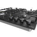 Gorenje Hob GW642AB Gas, Number of burners/cooking zones 4, Mechanical, Black