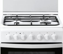 INDESIT Cooker IS5G5PHW/E Hob type Gas, Oven type Electric, White, Width 50 cm, Grilling, 60 L, Depth 60 cm