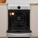 INDESIT Cooker IS5V8CHX/E Hob type Electric, Oven type Vitroceramic, Stainless steel, Width 50 cm, Grilling, Electronic, 57 L, D