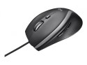 Logitech Advanced Corded Mouse M500s Optical Mouse, Wired, Black