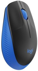 Logitech Full size Mouse M190 	Wireless, Blue, USB