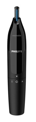 Philips Nose and Ear Trimmer NT1650/16 Wet & Dry, Black, Cordless