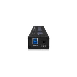 Raidsonic 10 port USB 3.0 Hub Icy Box IB-AC6110 Black