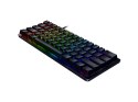 Razer Huntsman Mini 60%, Gaming, Opto-Mechanical, RGB LED light, Nordic, Black, Wired