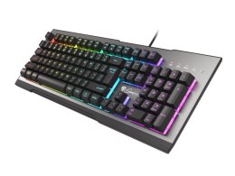 Genesis Rhod 500 Gaming keyboard, RGB LED light, US, Silver/Black, Wired