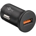 Goobay Quick Charge QC3.0 USB car fast charger USB 2.0 Female (Type A), Cigarette lighter Male