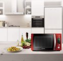 Kuchenka mikrofalowa Candy Microwave oven CMXG20DR 20 L, Grill, Electronic, 800 W, Red, Defrost function, Free standing