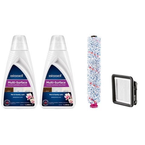 Zestaw Do Odkurzacza Bissell Cleaning Pack MultiSurface (2xDetergents+Brushroll+Filter)