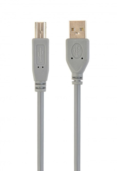 Cablexpert CCP-USB2-AMBM-6G USB 2.0 A-plug B-plug 6ft cable, grey color