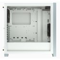 Corsair Computer Case 4000D Side window, White, ATX, Power supply included No