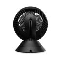 Duux Fan Globe Table Fan, Number of speeds 3, 23 W, Oscillation, Diameter 26 cm, Black