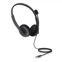 Energy Sistem Headset Office 2 Anthracite, On-ear, 3.5mm plug, retractable boom mic.