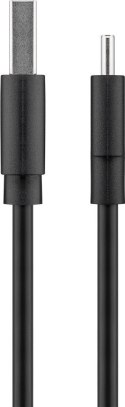 Goobay USB-C charging and sync cable (USB-A > USB-C) 38675 0.1 m, Black