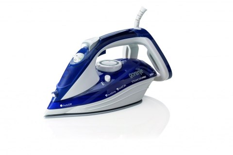 Gorenje Steam Iron SIH2600BLC Steam Iron, 2600 W, Water tank capacity 350 ml, Continuous steam 30 g/min, Blue/White