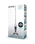 Gorenje Vacuum cleaner SVC180FW Cordless operating, Handstick and Handheld, 18 V, Operating time (max) 50 min, White, Warranty 2