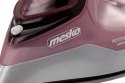 Mesko Iron MS 5028 Steam Iron, 2600 W, Continuous steam 35 g/min, Steam boost performance 60 g/min, Pink/Grey