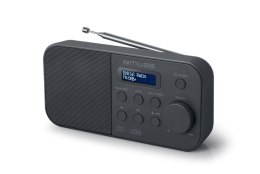 Muse Alarm function, M-109DB, Portable radio, Black