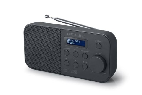 Muse Alarm function, M-109DB, Portable radio, Black