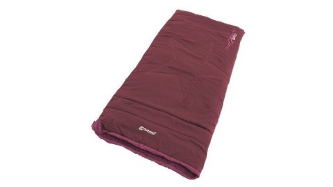 Outwell Champ Kids Deep Red, Sleeping Bag, 150 x 70 cm, 2 way open, L-shape, Red