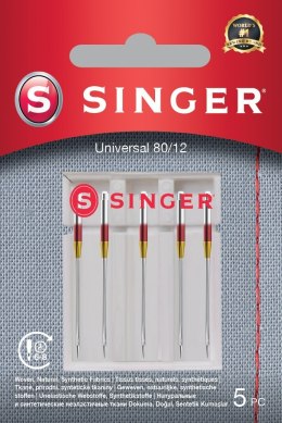 Singer Universal Needle 80/12 5PK for Woven Fabrics