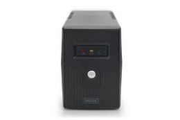 Digitus Line-Interactive UPS DN-170063, 600VA, 360W, 1x 12V/7Ah battery, 2x CEE 7/7 outlet, 2x RJ-11, 1x USB 2.0 type B, LED, Si