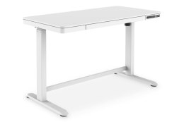 Digitus Electric Height Adjustable Desk, 72 - 121 cm, Maximum load weight 50 kg, Metal, White