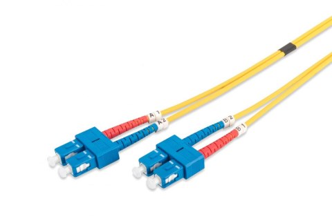 Digitus FO Patch Cord, Duplex, SC to LC SM OS2 09/125 µ, 2 m