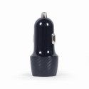 Gembird 2-port USB car charger TA-U2C48A-CAR-01 Black